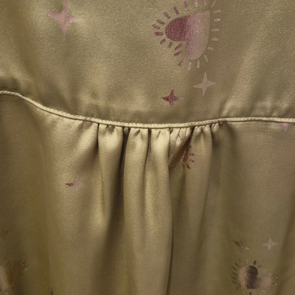 Never Fully Dressed Olive Button-Down Shirt Size 14 XL - Picture 7 of 9